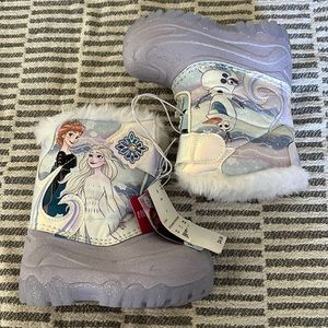 Disney Frozen With Lights Snow Boots Infant Size 6